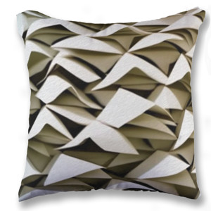 Bantal motif origami 3