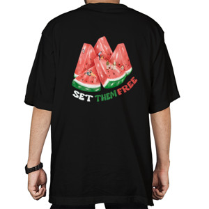 Kaos Oversize Set Them Free