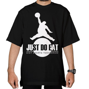 Kaos Oversize Just Do Eat, Dietnya Besok Aja