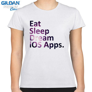 Kaos Kaos Iphone - Eat Sleep iOS (CLIPN03)