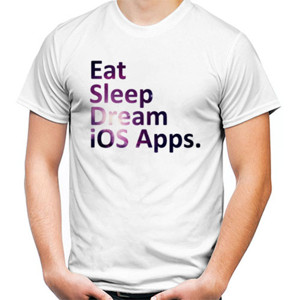 Kaos Kaos Iphone - Eat Sleep iOS (CLIPN03)