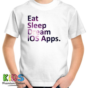 Kaos Kaos Iphone - Eat Sleep iOS (CLIPN03)