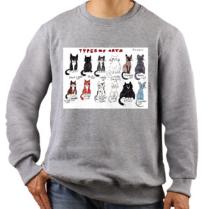 Jaket Sweater TYPES OF CAT
