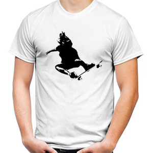 Kaos Kaos Skate Board - Skater Jump Silhouette (SB7HJ)