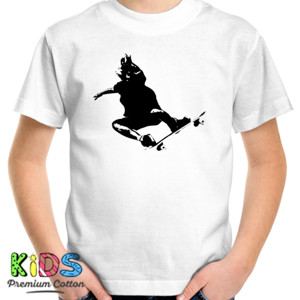 Kaos Kaos Skate Board - Skater Jump Silhouette (SB7HJ)