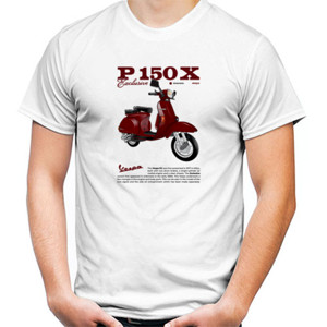 Kaos VESPA P150X | Exclusive | Amaranto