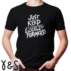 Kaos Kaos Pria Lengan Pendek - Just Keep Moving