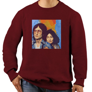 Jaket Sweater John dan Yoko Desain Couple