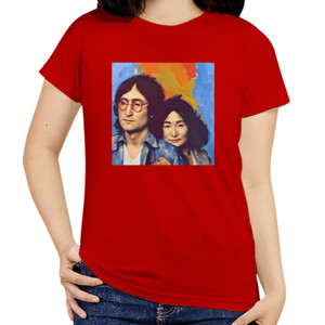 Kaos John dan Yoko Desain Couple