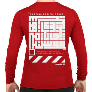 Kaos Posting Positif Terus - Versi Kufi