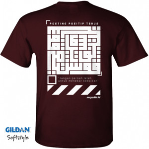 Kaos Posting Positif Terus - Versi Kufi