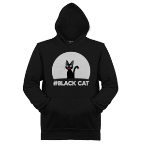 Jaket Hoodie Black Cat