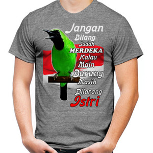 Kaos Burung Cucak Ijo