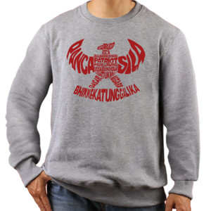 Jaket Sweater Garuda Bhinneka merah