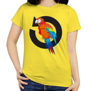 Kaos Burung merah