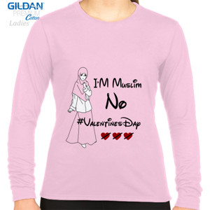 Kaos Baju Muslim No Valentines Day