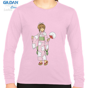 Kaos cardaptor sakura wearing kimono 2