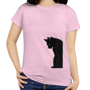 Kaos Kucing Hitam Termenung