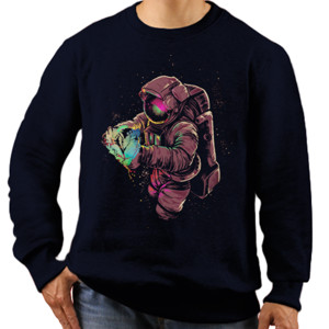 Jaket Sweater Kaos Astrounut Bring Heart
