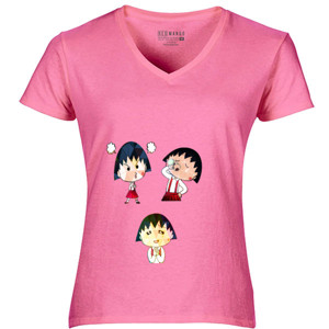 Kaos Chibi Maruko Chan Emoji :)