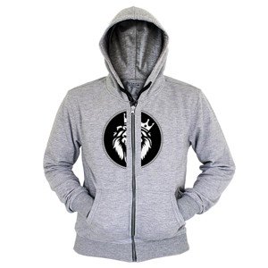 Hoodie Zipper Kaos Singa