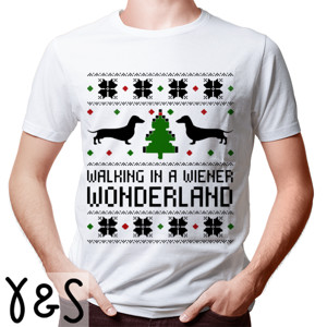 Kaos Christmas With Dachshund - 2