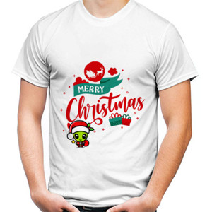 Kaos Merry Christmas Alien