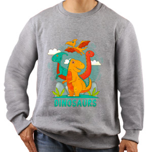 Jaket Sweater dinosaurs