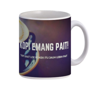 Mug PLESETAN KOPI PAIT
