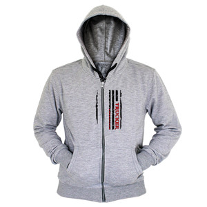 Hoodie Zipper Trucker Husband Daddy Protector American Flag - 1