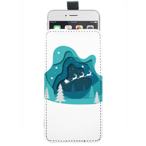 Sarung HP Pouch kereta santa & rusa kutub