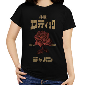 Kaos Kaos Jepang - Aesthetic Rose (CLJPN09)