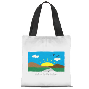 Tas Tote Fullprint Tote Bag #DOODLESTUFF - SINDORO & SUMBING