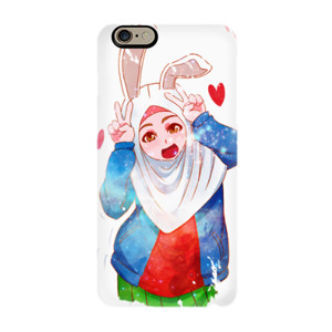 Hijab Cartoon Casing HP