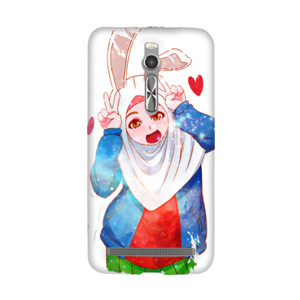 Hijab Cartoon Casing HP