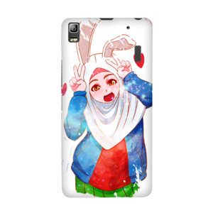 Hijab Cartoon Casing HP