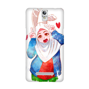 Hijab Cartoon Casing HP