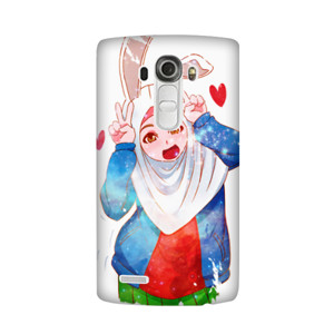 Hijab Cartoon Casing HP