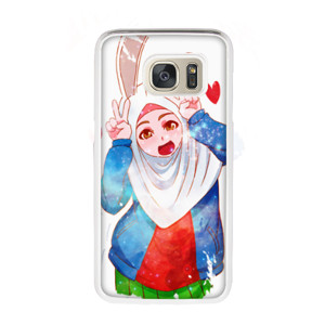 Hijab Cartoon Casing HP