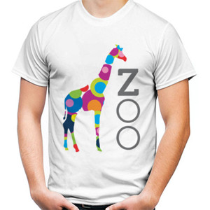 Kaos KAOS DISTRO COLORFULL GIRAFFE