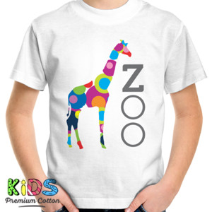 Kaos KAOS DISTRO COLORFULL GIRAFFE