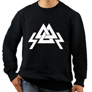 Jaket Sweater Distro Valknut symbol