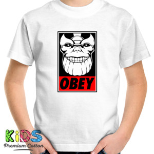 Kaos Kaos Distro Thanos Obey Putih