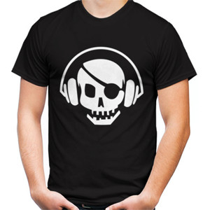 Kaos Distro Earphone skull