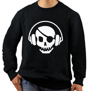 Jaket Sweater Distro Earphone skull
