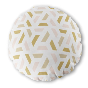 Bantal Bulat Modern colored pattern vector illustration