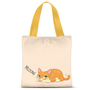 Tas Tote Fullprint Kucing Meoong