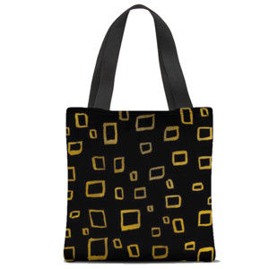 Tas Tote Fullprint GARIS KOTAK
