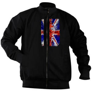 Jaket Bomber U.K. Union Jack Grunge