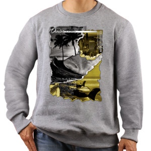 Jaket Sweater California Denim Pantai